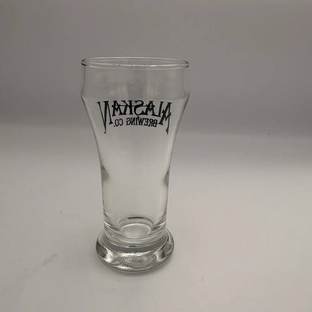 Set of Alaska Brewing Co Glasses 6oz Tasting Sample Beer Juneau Cruise Amber Ale